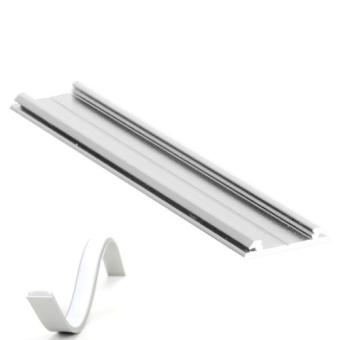 Buigbare witte ledstripprofielen voor 230V Ledstrips