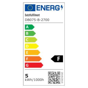 LED Inbouwpsort Varda Slimfit 5 Watt - 2700K - Zwart - Dimbaar - IP44
