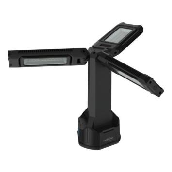 LED Werklamp Triohead WL7000R - 3 x 22 Watt - 7000 Lm - Draadloos & Inklapbaar