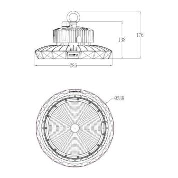 LED Highbay 110 Watt - High Lumen - 19250 Lm - flikkervrij - IP65