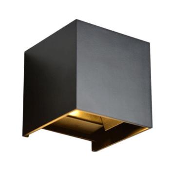 LED Wandlamp Cubo - 2700K - 6 Watt - Zwart - Kubus - Dimbaar