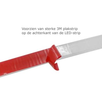 COB Ledstrip 230 Volt - Helder Wit 4000K - Per 10 cm inkortbaar - Dimbaar - IP65