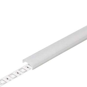 Buigbaar Aluminium Profiel Wit voor 230V Ledstrip 10 cm - Arc 12 - 20x3,3mm - 1 meter