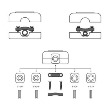 LED Snoerdimmer Wit - Traploos dimmen - 0,3-75W - 230V
