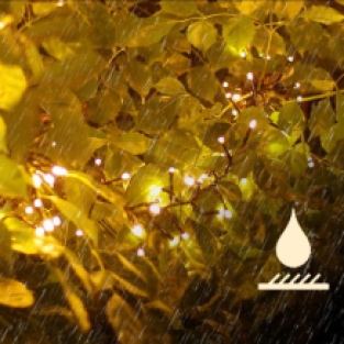 LED Lichtsnoer 10 meter - 7W - 500 leds - warm wit - IP44